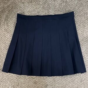J.LINDEBERG Adina Dark Navy Blue Pleated Golf Tennis Skirt | Size XL